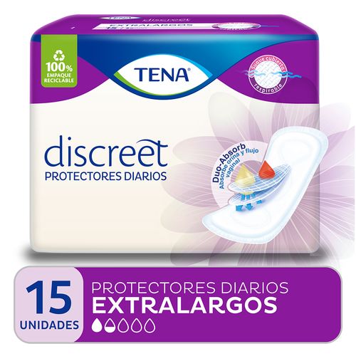 Protector diario Tena Discreet Extralargos sin alas