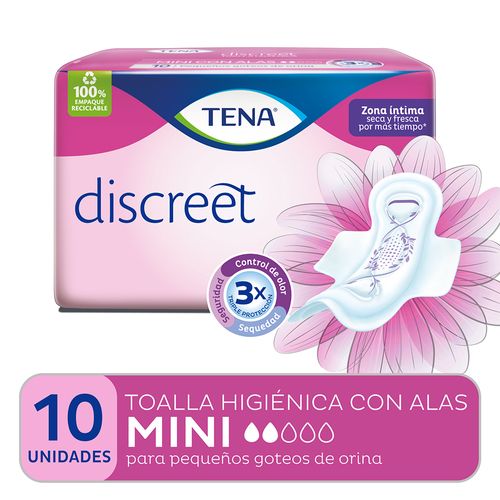 Toalla Tena Discreet Mini