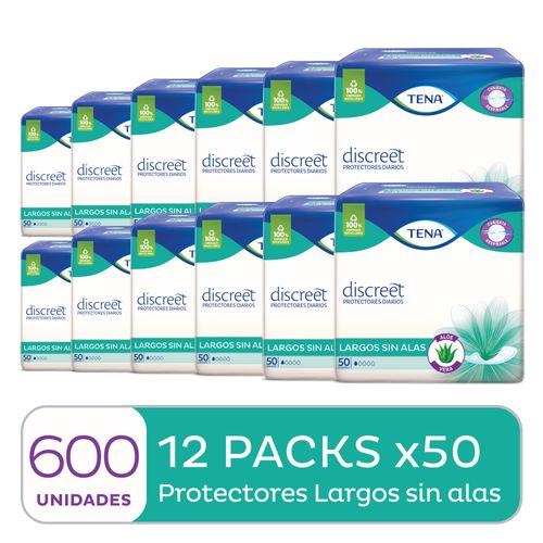 Combo Protector diario Tena Discreet largo sin alas