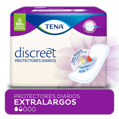 Protector diario Tena Discreet Extralargos sin alas