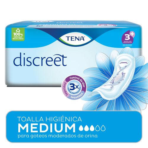 Toalla Tena Discreet Medium