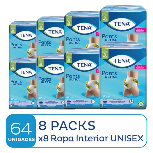 Combo Ropa Interior Tena Pants Ultra X8u X8 Paquetes