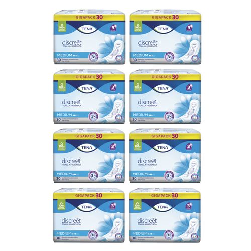 Combo Toalla Tena Discreet Medium