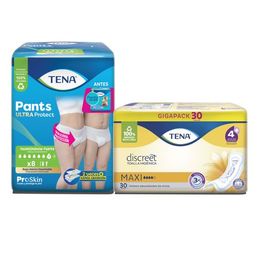 Kit 1 Pants Ultra + 1 Toalla Discreet Maxi